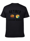 Retired Childcare Worker Graphic T-Shirt