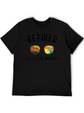 Retired Childcare Worker Graphic T-Shirt