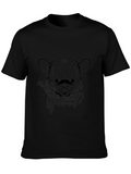 Lemur Design Black T-Shirt