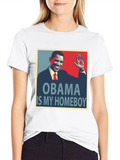 Obama Is My Homeboy Graphic T-Shirt