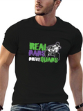 Real Dads Drive Quads Black T-Shirt