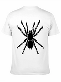 Spider Graphic Black T-Shirt - Halloween Ready