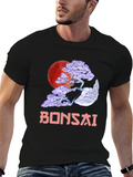 Bonsai Tree T-Shirt - Japanese Art Design