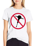 Novelty Black T-Shirt - No Mallet Symbol