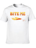 Bite Me Funny Fishing Lure Graphic T-Shirt