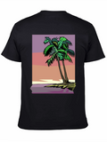 Tropical Palm Tree Graphic T-Shirt