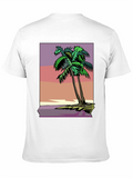 Tropical Palm Tree Graphic T-Shirt