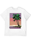 Tropical Palm Tree Graphic T-Shirt