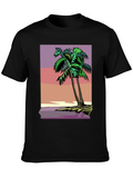Tropical Palm Tree Graphic T-Shirt