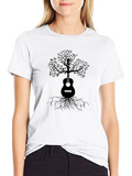 Guitar Tree Graphic Tee - Black