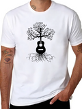 Guitar Tree Graphic Tee - Black