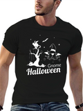 Gnome Halloween T-Shirt - Black