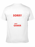 Sorry Girl Taken Gamer Graphic T-Shirt