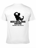 Bodybuilding Squad Black Graphic Tee
