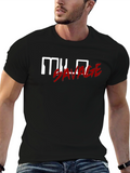 MYLO Savage Graphic Print Black T-Shirt