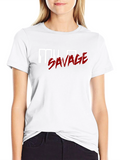 MYLO Savage Graphic Print Black T-Shirt