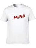 MYLO Savage Graphic Print Black T-Shirt