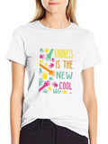Kindness is the New Cool Black Graphic Tee