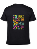Kindness is the New Cool Black Graphic Tee