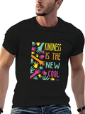 Kindness is the New Cool Black Graphic Tee