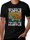 Mess with the Turtle Get the Hurtle T-Shirt