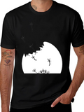 Dandelion T-Shirt - Black Graphic Tee