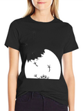 Dandelion T-Shirt - Black Graphic Tee