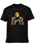 Giraffe Moon Howl Black T-Shirt