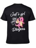 Just A Girl Who Loves Dragons T-Shirt