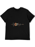 Guitar Heartbeat Graphic Tee