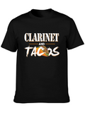 Clarinet and Tacos Graphic T-Shirt