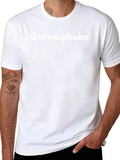 Germaphobe Black Cotton Graphic Tee
