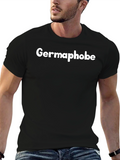 Germaphobe Black Cotton Graphic Tee