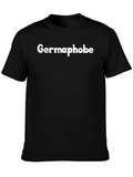 Germaphobe Black Cotton Graphic Tee