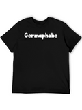 Germaphobe Black Cotton Graphic Tee