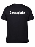 Germaphobe Black Cotton Graphic Tee