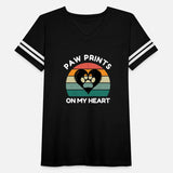 Paw Prints on My Heart - Pet Lover Design