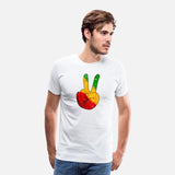 Peace Hand Sign Juneteenth Freedom Day Black