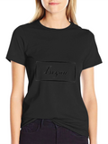 Mens Black T-Shirt with Bryan Design