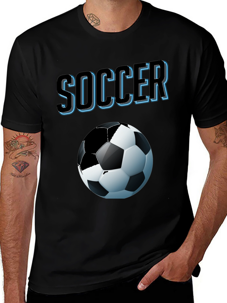Soccer T-Shirt - Classic Black Tee