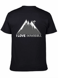 I Love Downhill Mountain Biking T-Shirt