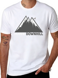 I Love Downhill Mountain Biking T-Shirt