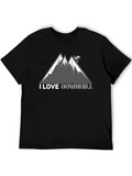 I Love Downhill Mountain Biking T-Shirt