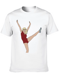 Cartoon Woman Graphic Tee