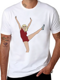 Cartoon Woman Graphic Tee