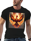 Phoenix Rebirth 2 Classic Cotton Tee – Unisex Comfort For Any Season