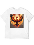 Phoenix Rebirth 2 Classic Cotton Tee – Unisex Comfort For Any Season