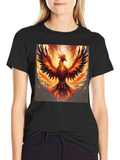 Phoenix Rebirth 2 Classic Cotton Tee – Unisex Comfort For Any Season