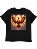 Phoenix Rebirth 2 Classic Cotton Tee – Unisex Comfort For Any Season