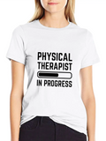 Physical Therapist In Progress Classic Cotton Tee – Unisex Comfort For Any Season